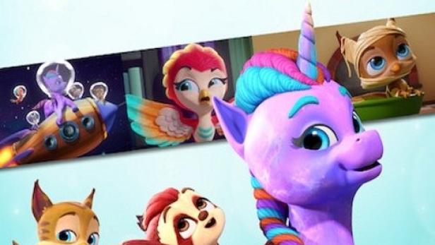 Das Poster für „Super Monsters: Monster Pets“ zeigt animierte Monsterhaustiere.