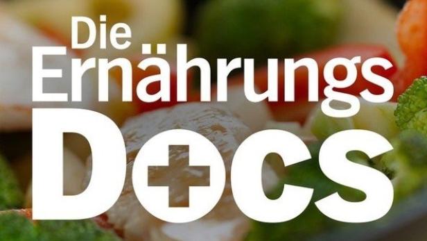 Gemüsepfanne mit dem Schriftzug „Die Ernährungs-Docs“.