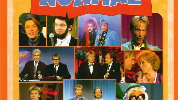 Das DVD-Cover der „Hape Kerkeling Edition“ von „Total Normal“ zeigt verschiedene Szenen der Sendung.