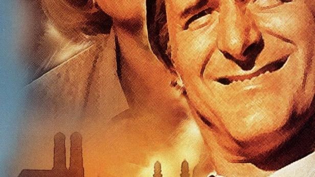 Das Filmplakat für „Monaco Franze – Der ewige Stenz“ zeigt Helmut Fischer und Ruth Maria Kubitschek.