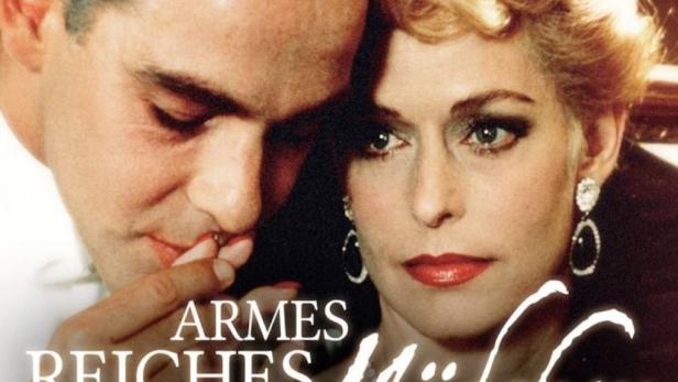 Das DVD-Cover von „Armes reiches Mädchen – Die Geschichte der Barbara Hutton“ mit Farrah Fawcett.