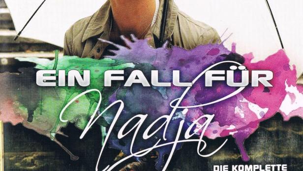 Das Cover der DVD „Ein Fall für Nadja“ mit Marion Kracht, Michael Greiling und Bernhard Bettermann.