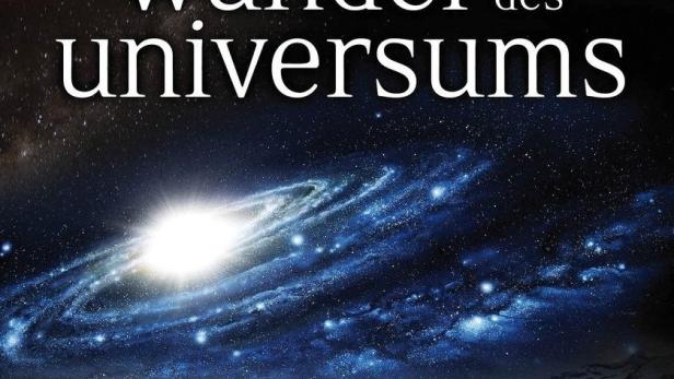 Das Cover der BBC-Dokumentation „Wunder des Universums“ zeigt einen Gletscher unter einem Sternenhimmel.