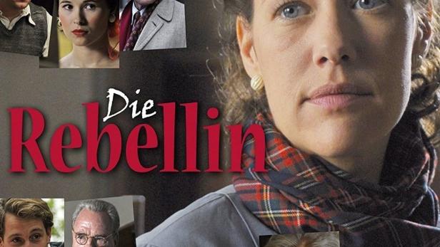 Das Filmplakat für „Die Rebellin“ zeigt eine Frau und weitere Charaktere.