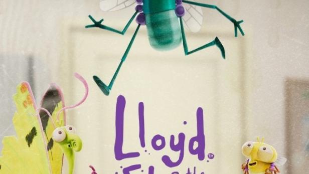 Das Filmplakat für „Lloyd of the Flies“ zeigt animierte Insekten.