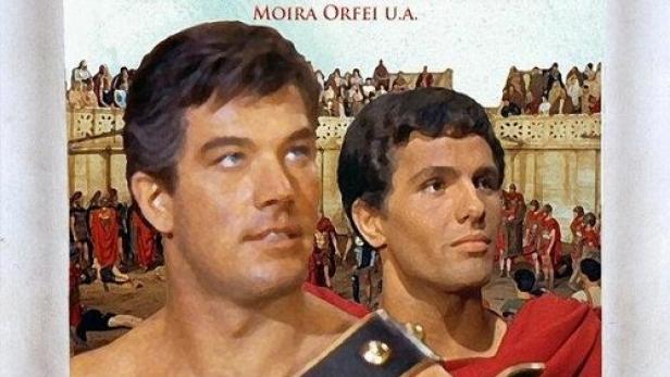 Das Cover des Films „Titan – Kaiser der Gladiatoren“ mit Giuliano Gemma und Richard Harrison.
