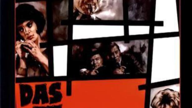 Das Filmplakat für „Das 7. Opfer“ von Bryan Edgar Wallace zeigt mehrere Porträts.