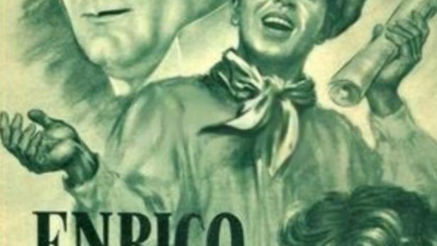 Plakat für den Film „Enrico Caruso, eine neapolitanische Legende“.