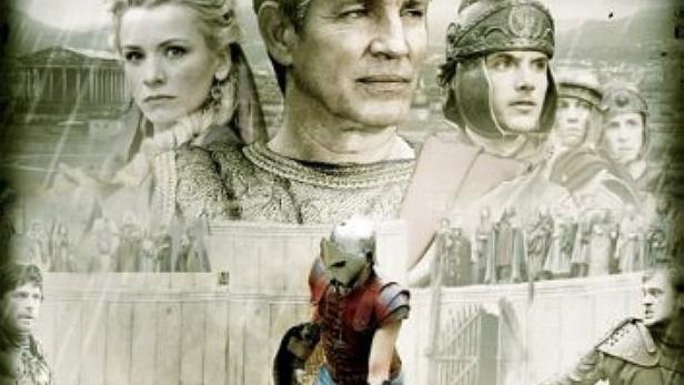 Das Filmplakat für „Marcus – Der Gladiator von Rom“ zeigt Gladiatoren in der Arena.