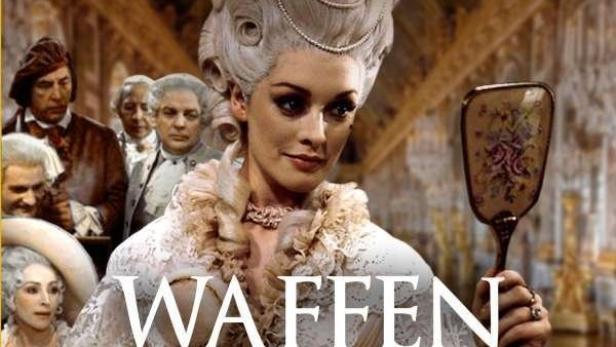 Das Cover des Historienfilms „Waffen für Amerika“ mit Christine Böhm als Marie Antoinette.