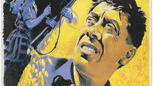 Das Filmplakat für „La Table-aux-Crevés“ mit Fernandel in der Hauptrolle.