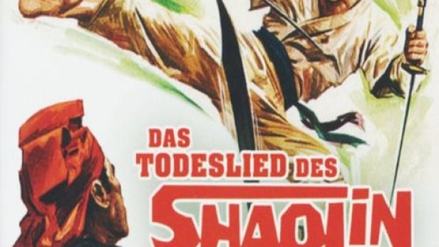 Das Blu-ray-Cover des Films „Das Todeslied des Shaolin“ mit Kung-Fu-Superstar Wang Yu.