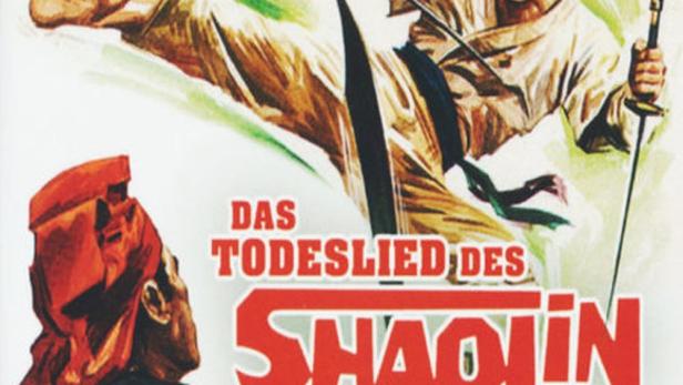 Das Filmplakat für „Das Todeslied des Shaolin“ mit Kung-Fu-Superstar Wang Yu.