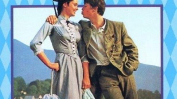 Das Buchcover von „Ludwig auf Freiersfüßen“ von Ludwig Thoma zeigt ein junges Paar am See.