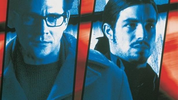 Das Filmplakat für „Silencer“ zeigt Michael Dudikoff und Brennan Elliot.