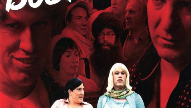 Das Filmplakat zu „Bösterreich“ mit Nicholas Ofczarek und Robert Palfrader.