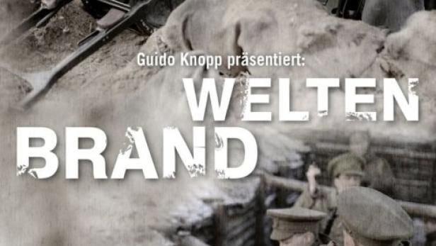 Das Cover der Dokumentationsreihe „Weltenbrand“ über den Ersten Weltkrieg von Guido Knopp.