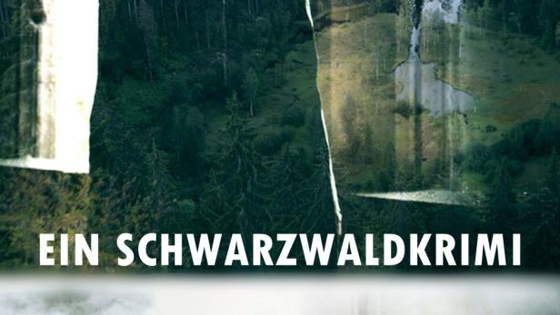 Das Filmplakat für „Ein Schwarzwaldkrimi“ zeigt eine Frau und zwei Polizisten vor einer Waldkulisse.