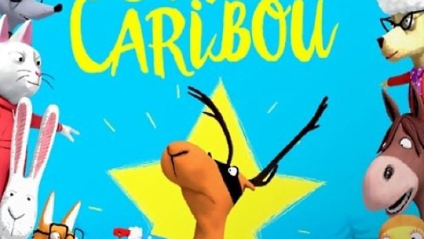 Das animierte Titelbild von „Jean-Michel Super Caribou“ mit anthropomorphen Tieren.