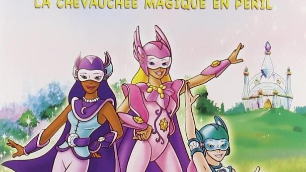 Das Cover des Zeichentrickfilms „Prinzessin Starla und die magischen Juwelen“ zeigt drei Heldinnen.