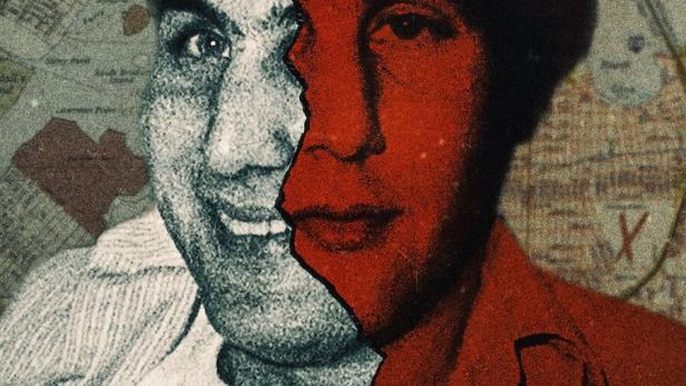 Das Cover der Dokumentarserie „Gespräche mit einem Killer: Die Son of Sam-Tapes“ zeigt ein geteiltes Porträt des Täters.