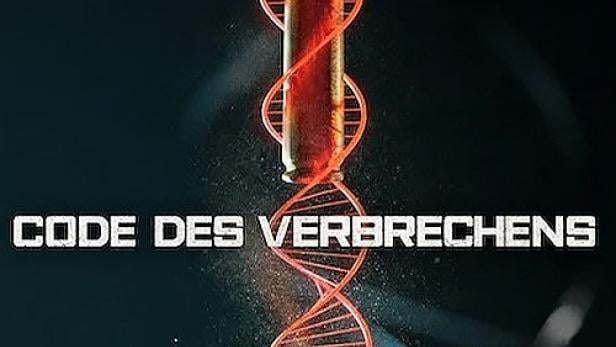 Das Cover von „Code des Verbrechens“ zeigt eine Kugel mit einer DNA-Strang-Grafik.