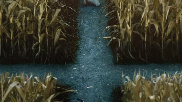 Eine Frau in einem Maisfeld, möglicherweise eine Szene aus „Devil in Ohio“.