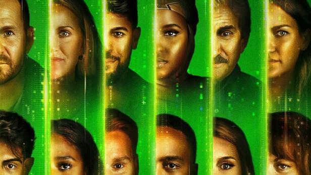 Das Poster für die Reality-TV-Show „The Mole“ zeigt die Gesichter der Kandidaten.