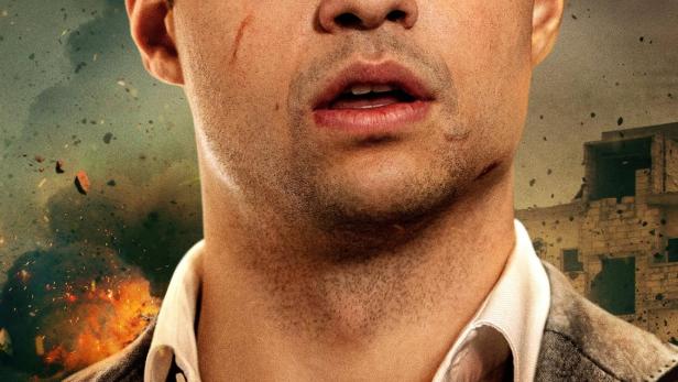 Das Filmplakat für „The Recruit“ zeigt einen jungen Mann mit einer CIA-Kennung.