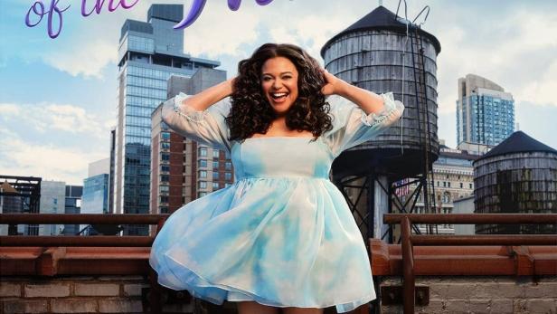 Michelle Buteau auf dem Werbeplakat für die Netflix-Serie „Survival of the Thickest“.