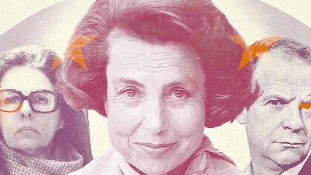 Das Poster für „L’Affaire Bettencourt: Skandal bei der reichsten Frau der Welt“.