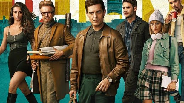 Das Filmplakat für „Berlin“ zeigt die Hauptfiguren vor dem Eiffelturm.