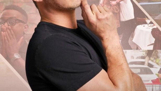 Werbeplakat für „The Magic Prank Show“ mit Justin Willman.