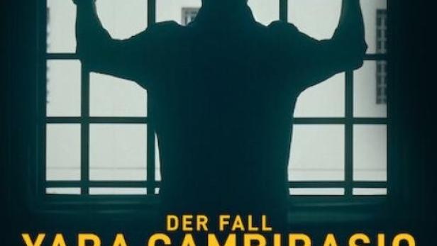 Das Filmplakat für „Der Fall Yara Gambirasio“ zeigt eine Silhouette vor einem Fenster.