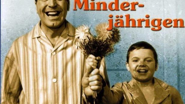 DVD-Cover von „Aus dem Tagebuch eines Minderjährigen“ mit zwei lachenden Schauspielern.