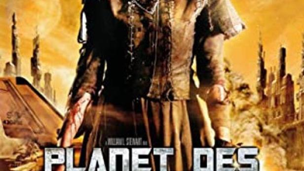 Das Filmplakat für „Planet des Schreckens: Die Rückkehr“ zeigt eine Frau in einer postapokalyptischen Umgebung.