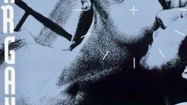 Das Plakat zeigt eine stilisierte Darstellung von Jesus mit Dornenkrone und den Schriftzug „Jahrgang 45“.