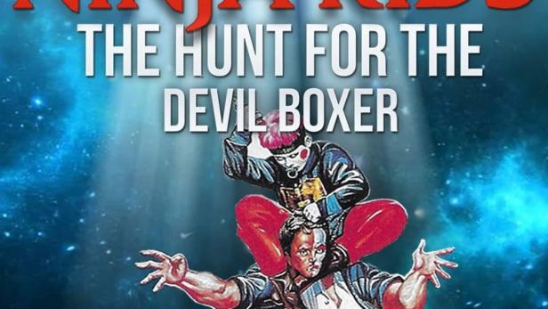 Das Filmplakat für „Thunder Ninja Kids: The Hunt for the Devil Boxer“ zeigt eine actionreiche Szene.