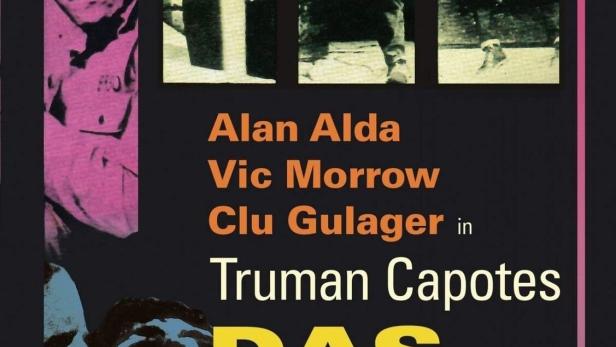 Das Filmplakat für „Das Glashaus“ mit Alan Alda, Vic Morrow und Clu Gulager.