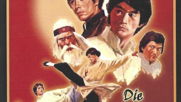 Das Filmplakat für „Die Zwillingsbrüder von Bruce Lee“ mit John Liu und Hwang Jang-Lee.