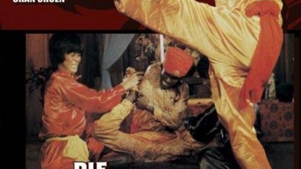 Das Filmplakat für „Die tödliche Macht der Adlerkralle“ zeigt einen Mann in Kampfpose.