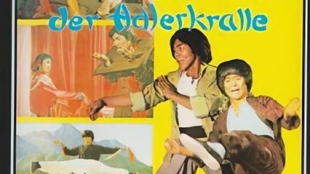Das Cover des Films „Die tödliche Macht der Adlerkralle“ zeigt Kampfszenen.