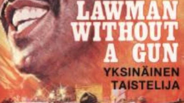 Das Filmplakat für „Lawman Without a Gun“ mit Louis Gossett Jr. im Vordergrund.
