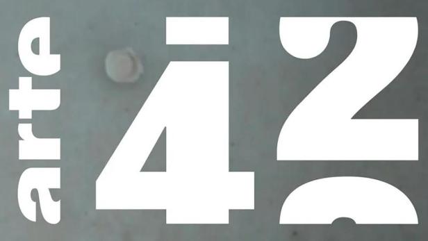 Das Logo von Arte 42 vor einem grauen Hintergrund.