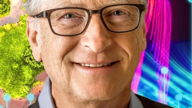 Porträt von Bill Gates für die Netflix-Dokumentarreihe „What’s Next? The Future with Bill Gates“.