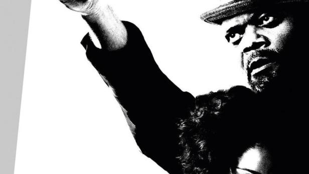 Das Filmplakat für „Der Samariter: Tödliches Finale“ zeigt Samuel L. Jackson mit einer Waffe.
