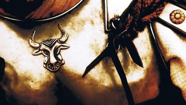 Das Filmplakat für „Das Ende der Götter“ zeigt Dolph Lundgren in Rüstung.