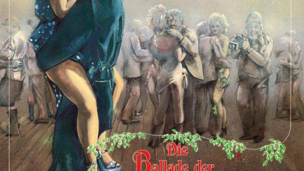 Das Filmplakat für „Die Ballade der Lucy Jordan“ zeigt eine Frau, die von einem Mann hochgehoben und geküsst wird.