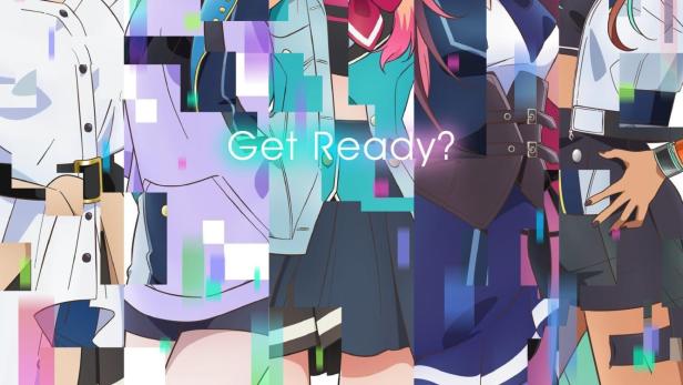 Fünf Anime-Mädchen posieren vor dem Titel „Kizuna no Allele“.