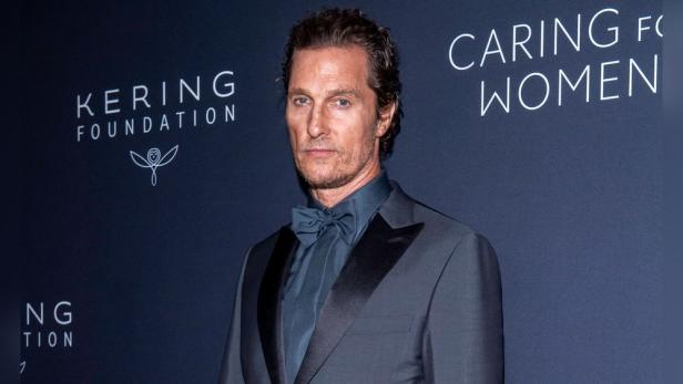 Matthew McConaughey auf einer Veranstaltung der Kering Foundation.